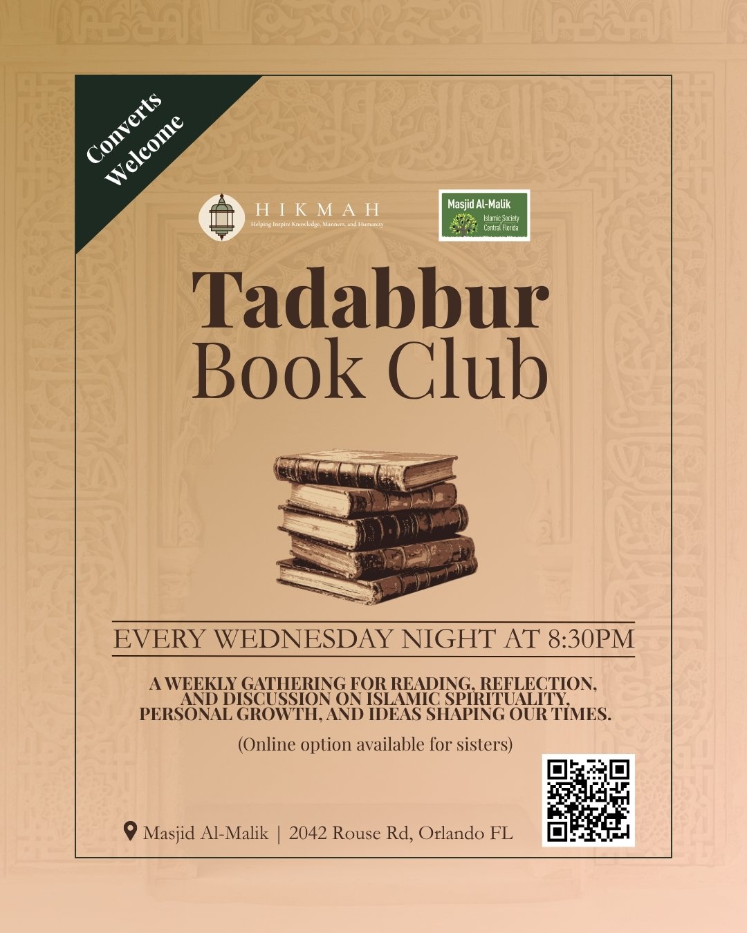 Book Club flyer