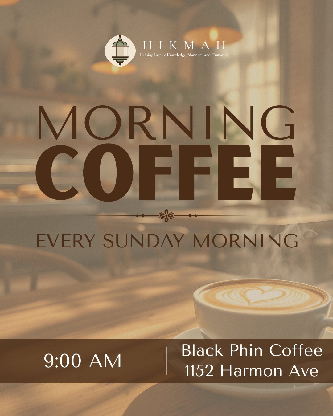 Sunday Coffee flyer